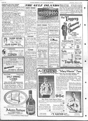 Saanich Peninsula And Gulf Islands Review Wed, January 12, 1955 (Page 6)