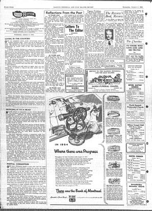 Saanich Peninsula And Gulf Islands Review Wed, January 5, 1955 (Page 4)