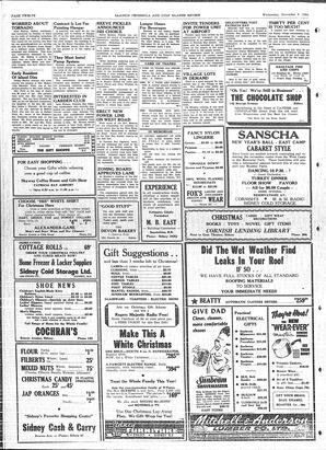 Saanich Peninsula And Gulf Islands Review Wed, December 8, 1954 (Page 12)
