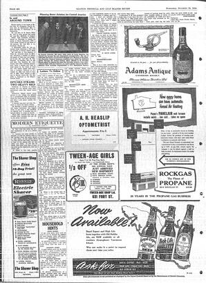 Saanich Peninsula And Gulf Islands Review Wed, November 24, 1954 (Page 6)