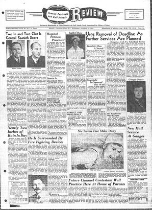 Saanich Peninsula And Gulf Islands Review Wed, November 24, 1954 (Page 1)