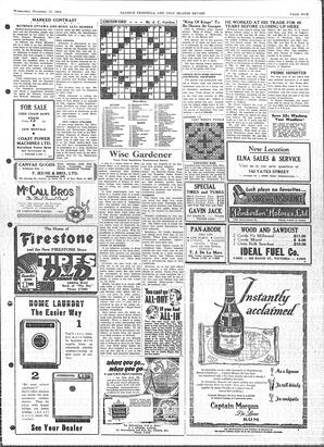 Saanich Peninsula And Gulf Islands Review Wed, November 17, 1954 (Page 5)