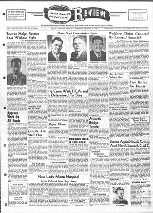 Saanich Peninsula And Gulf Islands Review Wed, November 10, 1954 (Page 1)
