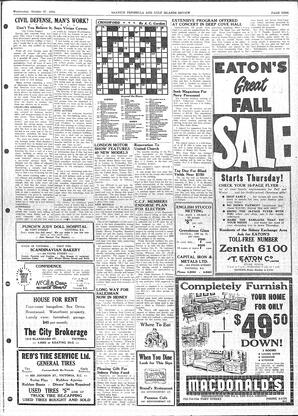 Saanich Peninsula And Gulf Islands Review Wed, October 27, 1954 (Page 9)