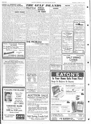 Saanich Peninsula And Gulf Islands Review Wed, October 13, 1954 (Page 6)