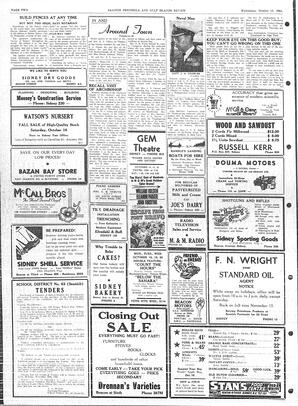 Saanich Peninsula And Gulf Islands Review Wed, October 13, 1954 (Page 2)