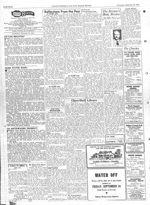 Saanich Peninsula And Gulf Islands Review Wed, September 22, 1954 (Page 4)