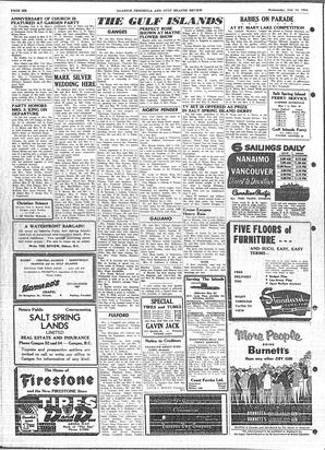 Saanich Peninsula And Gulf Islands Review Wed, July 14, 1954 (Page 6)