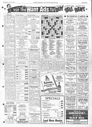 Saanich Peninsula And Gulf Islands Review Wed, July 14, 1954 (Page 5)