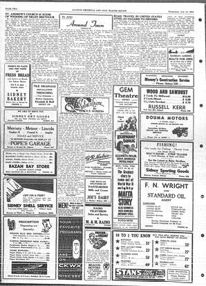 Saanich Peninsula And Gulf Islands Review Wed, July 14, 1954 (Page 2)
