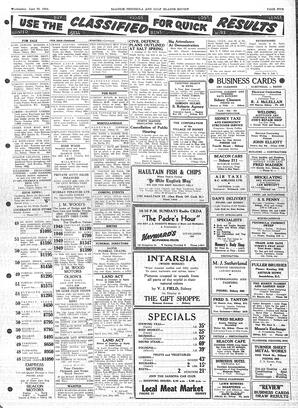 Saanich Peninsula And Gulf Islands Review Wed, June 30, 1954 (Page 5)