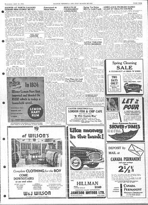 Saanich Peninsula And Gulf Islands Review Wed, April 14, 1954 (Page 9)