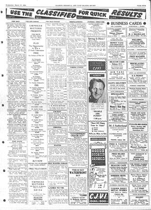 Saanich Peninsula And Gulf Islands Review Wed, March 17, 1954 (Page 5)