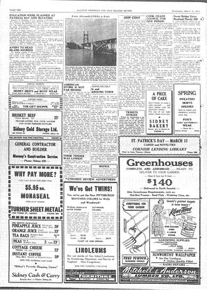 Saanich Peninsula And Gulf Islands Review Wed, March 10, 1954 (Page 10)