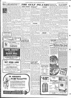 Saanich Peninsula And Gulf Islands Review Wed, February 17, 1954 (Page 6)