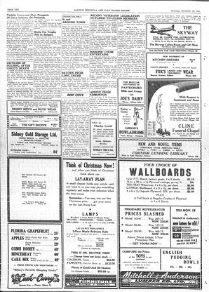 Saanich Peninsula And Gulf Islands Review Thu, November 12, 1953 (Page 10)