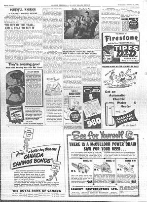 Saanich Peninsula And Gulf Islands Review Wed, October 14, 1953 (Page 8)