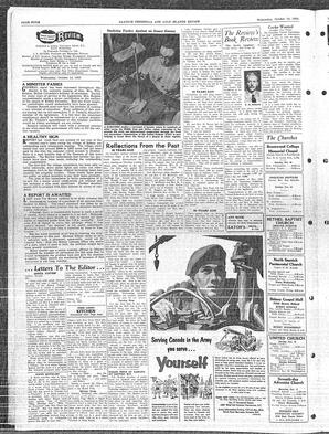 Saanich Peninsula And Gulf Islands Review Wed, October 14, 1953 (Page 4)