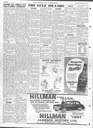 Saanich Peninsula And Gulf Islands Review Wed, September 9, 1953 (Page 6)