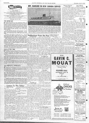 Saanich Peninsula And Gulf Islands Review Wed, July 15, 1953 (Page 4)