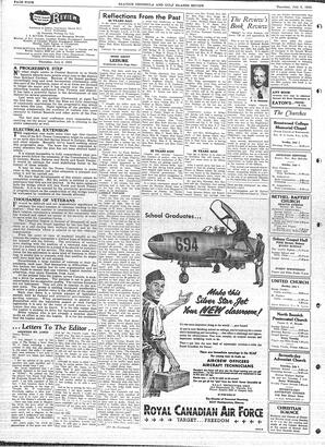 Saanich Peninsula And Gulf Islands Review Thu, July 2, 1953 (Page 4)