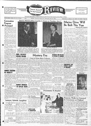 Saanich Peninsula And Gulf Islands Review Wed, May 27, 1953 (Page 1)