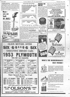 Saanich Peninsula And Gulf Islands Review Wed, May 6, 1953 (Page 8)