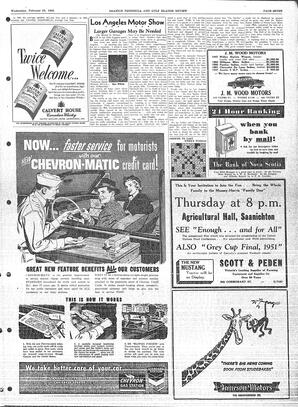 Saanich Peninsula And Gulf Islands Review Wed, February 25, 1953 (Page 7)