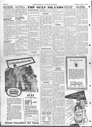 Saanich Peninsula And Gulf Islands Review Wed, January 14, 1953 (Page 6)