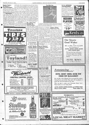 Saanich Peninsula And Gulf Islands Review Wed, December 17, 1952 (Page 7)