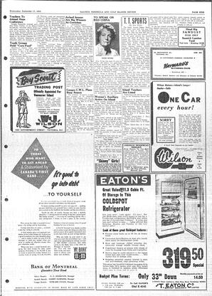 Saanich Peninsula And Gulf Islands Review Wed, September 17, 1952 (Page 9)