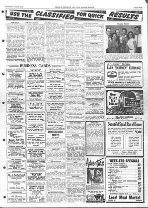 Saanich Peninsula And Gulf Islands Review Wed, July 23, 1952 (Page 5)