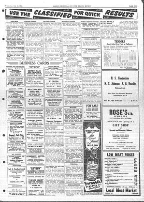 Saanich Peninsula And Gulf Islands Review Wed, July 16, 1952 (Page 5)
