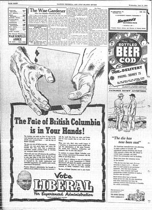 Saanich Peninsula And Gulf Islands Review Wed, June 11, 1952 (Page 8)