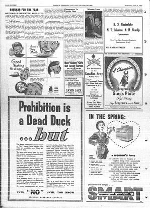 Saanich Peninsula And Gulf Islands Review Wed, June 4, 1952 (Page 16)