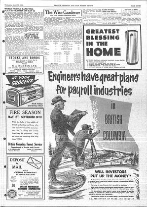 Saanich Peninsula And Gulf Islands Review Wed, April 30, 1952 (Page 7)