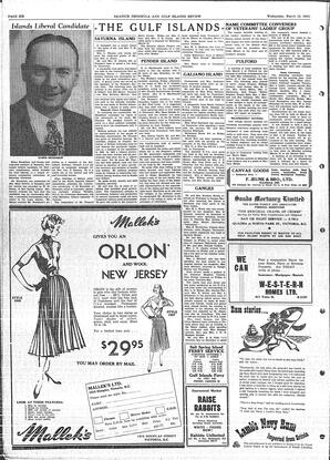 Saanich Peninsula And Gulf Islands Review Wed, March 12, 1952 (Page 6)