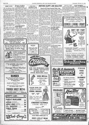 Saanich Peninsula And Gulf Islands Review Wed, February 13, 1952 (Page 10)