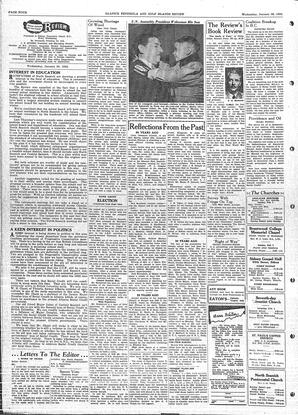 Saanich Peninsula And Gulf Islands Review Wed, January 30, 1952 (Page 4)