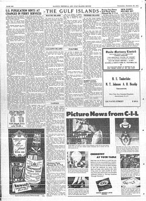 Saanich Peninsula And Gulf Islands Review Wed, November 28, 1951 (Page 6)