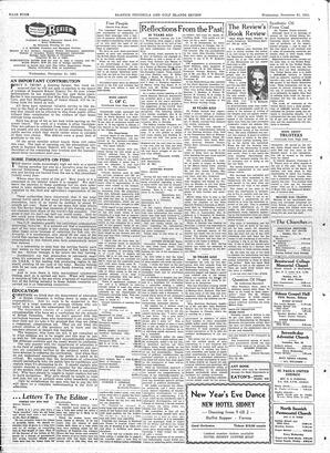 Saanich Peninsula And Gulf Islands Review Wed, November 21, 1951 (Page 4)