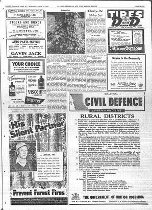 Saanich Peninsula And Gulf Islands Review Wed, August 15, 1951 (Page 7)