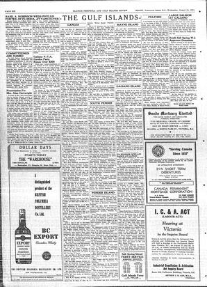 Saanich Peninsula And Gulf Islands Review Wed, August 15, 1951 (Page 6)