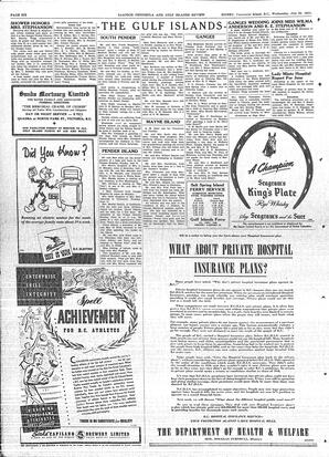 Saanich Peninsula And Gulf Islands Review Wed, July 25, 1951 (Page 6)