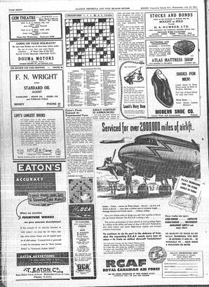 Saanich Peninsula And Gulf Islands Review Wed, July 18, 1951 (Page 8)