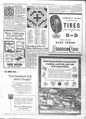 Saanich Peninsula And Gulf Islands Review Wed, June 20, 1951 (Page 11)