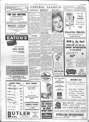 Saanich Peninsula And Gulf Islands Review Wed, May 2, 1951 (Page 3)