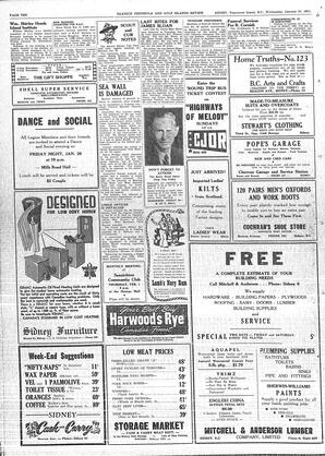 Saanich Peninsula And Gulf Islands Review Wed, January 24, 1951 (Page 10)