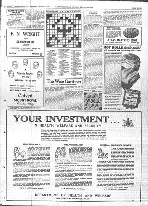 Saanich Peninsula And Gulf Islands Review Wed, January 3, 1951 (Page 7)