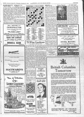 Saanich Peninsula And Gulf Islands Review Wed, December 27, 1950 (Page 5)